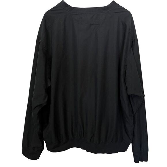 Duluth Trading Co Mens V-Neck Long Sleeve Bogey Black Windshirt Shirt sz 3XL - Picture 14 of 16